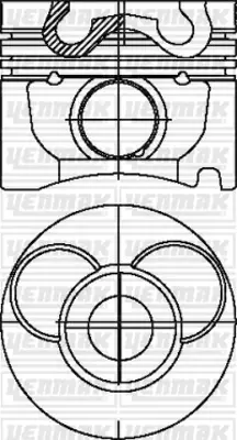 YENMAK 31-03609-000 Motor Piston Segman Std Sprinter 290gd-E290td-212d-312d-412d 6020301017