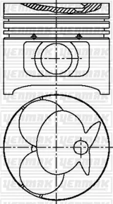 YENMAK 31-03617-000 Motor Piston Segman Std 180d-207d-208d Sprınter 307d-308d-407d-408d-507d-508d-210d-310d-312d-410d-41 A6010301817