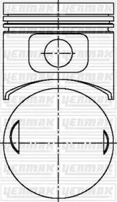 YENMAK 31-03651-000 Motor Piston Segman Std 190-200-190e-200e-200ge A1020308418