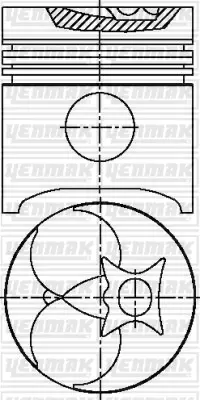 YENMAK 31-03653-000 Motor Piston Segman Std 200 D-132 A6150306418