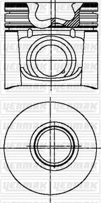 YENMAK 31-03691-000 X Motor Piston Segman Ducato-Master 2.8 Td 94.40 Std 