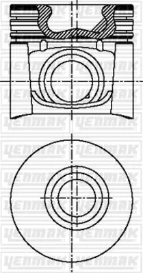 YENMAK 31-03692-000 Motor Piston Segman Std 8140.43s Euro3 / Sofım Hp Tca Euro3 2992065