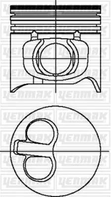 YENMAK 31-03693-000 Motor Piston Segman Std Ducato-Boxer-Jumper-Master 2.8 D 03 94.4mm 