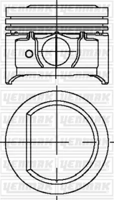 YENMAK 31-03769-000 Motor Piston Segman Std Escort Clx-Fıesta-Orıon-Mondeo Zh16 1.6 16v Zteche Ghıa/Glxı 92-04 76mm 