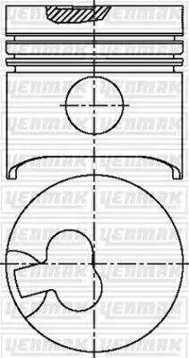 YENMAK 31-03800-000 X Motor Piston Segman Std Ascona-Kadett-Combo 1.6d 81-88 1.6 Da 80.0 90264323