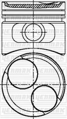 YENMAK 31-03801-000 Motor Piston Segman Std Corsa. Kadett-C 1.3 N. 1.3 S 90108023