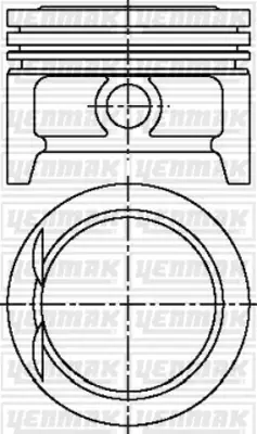 YENMAK 31-03808-000 Motor Piston Segman Std Corsa-Tıgra 93 X 1.4 Xe/Nc/Ne/Nz 77.6 90470219