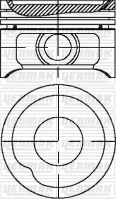 YENMAK 31-03819-000 X Motor Piston Segman Std Corsa-Kadet-Astra-Combo 1.4i 90-93 1.4 Nv/ C1.4 Nz 77.6 403415 90324666