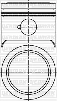 YENMAK 31-03874-000 Komple Piston Segman Peugeot 76 Cap Std 