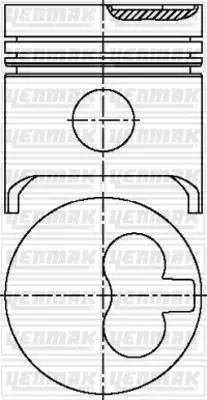 YENMAK 31-03876-000 X Motor Piston Segman Std P205-P405 Ym-P309-Bx-Zx-C15-Partner Em-Berlıngo Em 1.8d Xud7 97 80mm 62864