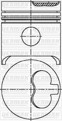 YENMAK 31-03879-000 Motor Piston Segman Partner Xud9 83.00 Çap Std 62815 95624464