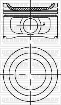 YENMAK 31-03889-000 X Motor Piston Segman Std Tu3jp Partner-Berlıngo-Saxo P106-P205-P206-P207 1.4 