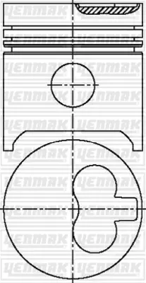 YENMAK 31-03891-000 Motor Piston Segman Std Granada D 2.1 504-J7-J9-Blitz 2.1 D 