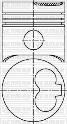 YENMAK 31-03905-000 Motor Piston Segman Std R11-R5-R9 7701616607