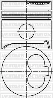 YENMAK 31-03906-000 Motor Piston Segman R9 Dzl 1600 Cc. 78.00 Çap Std 7701629626