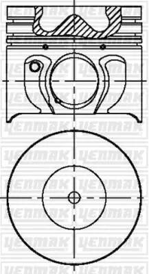 YENMAK 31-04033-000 X Motor Piston Segman Std Transit V184-V185 75/85/100ps -Mondeo Duratorg 90ps 2.0tdcı 00 86.01 3S7Q6K100EBB