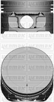 YENMAK 31-04101-000 X Motor Piston Segman Std Tu5jp4 1.6 16 V Tepe Yük 0.15 Mm 109 Kw 628N2