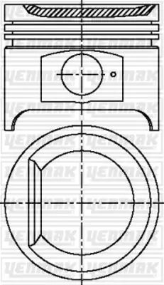 YENMAK 31-04116-000 Motor Piston Segman Std Vergaser Kat 