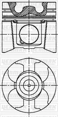 YENMAK 31-04159-000 Motor Piston Segman Master Iı-Movano 2.5 Dcı G9u Std 8200216564 93161477