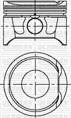 YENMAK 31-04171-000 Motor Piston Segman Lgn-Mgn-Clıo Iı 1.6 16v K4m 700-710-720 . 79.50 Çap Std 1200000QAB 7701474856