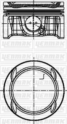 YENMAK 31-04195-000 Motor Piston Segman Std Astra J 