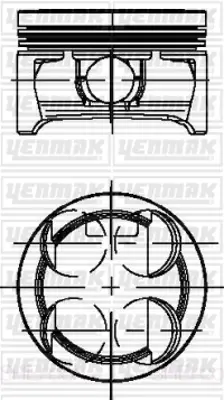 YENMAK 31-04196-000 Motor Piston Segman Std Aveo Iı 1.2i 16v Corsa D 1.2i 16v 86 Ps 