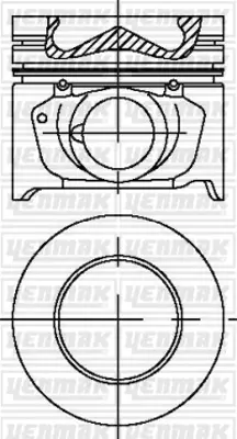 YENMAK 31-04200-000 Motor Piston Segman Std Captıva-Antara 2.0 Cdtı 16v 25182669