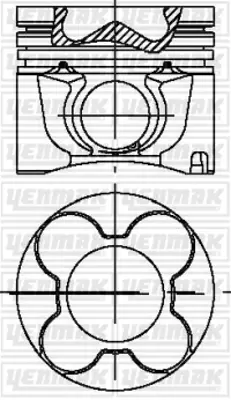 YENMAK 31-04217-000 Motor Piston Segman Std Vectra Cd-Cdx-Gl-Gls Omega Gls 9129273