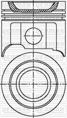 YENMAK 31-04246-000 Motor Piston Segman F2n 752-F2n 742 Motor Nr 81.00 Std 7701641261