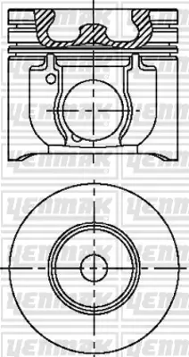 YENMAK 31-04250-000 X Motor Piston Segman Std Transit V184 2.4 Tdcı 125ps Duratorq 03 89.91mm 3C1Q6110BA