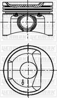 YENMAK 31-04268-000 Motor Piston Segman Std Grande Punto 1.2 