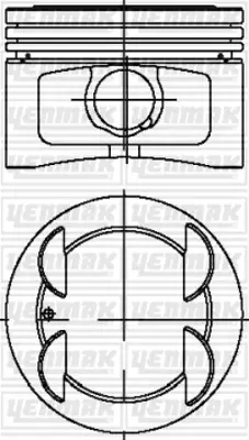 YENMAK 31-04269-000 Motor Piston Segman Std Palıo-Sıena-Marea 1.6 16v 71715567