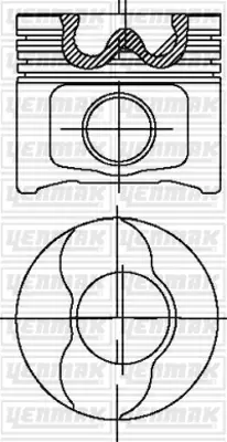 YENMAK 31-04281-000 Motor Piston Segman Std Doblo 1.9 Jtd-Astra H-Vectra C-Zafıra B 1.9 Cdti 82.00 5623221 93178376