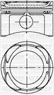 YENMAK 31-04287-000 Motor Piston Segman Std Palıo 1.2 16v-Albea 1.2 16v 1242 Cc 71717271