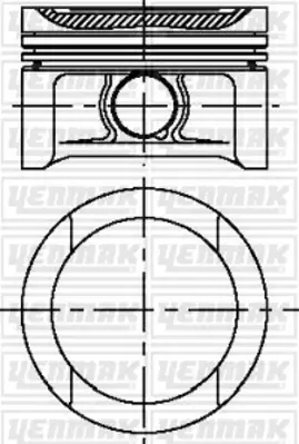 YENMAK 31-04307-000 X Motor Piston Segman Std A3-A4-Cordoba-Ibıza-Toledo-Octavıa-Golf Iıı-Iv-Passat Akl/Aft/Adp 81m 50107065F