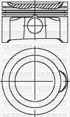 YENMAK 31-04327-000 Motor Piston Segman Std A4 01-08 -A6 01-05 6B107065L