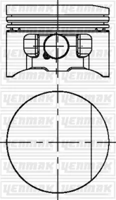 YENMAK 31-04336-000 Motor Piston Segman Std A4 1.8-A4 Avant 1.8-A4 1.8 Quatra-A3 1.8i 20v 58107065J