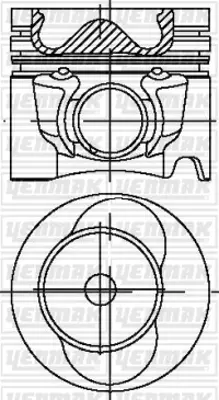 YENMAK 31-04338-000 Motor Piston Segman Std Lt35 Tdı-Volt 2.5 Tdı 74107065R