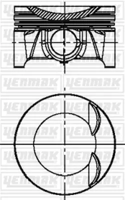 YENMAK 31-04343-000 Motor Piston Segman Std A3-A4-A5-Cc-Passat 2.0 Tfsı 16v-2.0 Tsı 16v 6H107099AM 6J107065AH