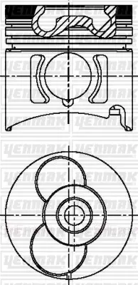 YENMAK 31-04389-000 Pıston Segman Std Isuzu Nkr55 Turbo Adet Turkıyede Yok 