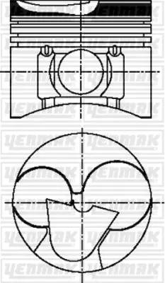 YENMAK 31-04439-000 Motor Pıston Segman Std H100 Kamyonet 1997-> 2600 Motor 91,10 Mm 