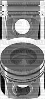 YENMAK 31-04494-000 Motor Piston Segman Std P207-P208-P2008-P206 T3e -Ds3-C3 Iıı-Fıesta 1.4hdı 8v Dv4c/Euro5 73.7mm 628W2