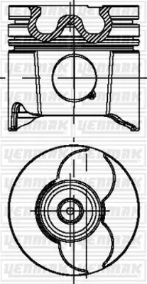 YENMAK 31-04495-000 Piston Segman Std 85mm 206-306-307-406-607-Boxer-Partner-Expert 2.0hdı-2.0jtd Pkw-Rhz-Rhy-Dw10ated 628N3