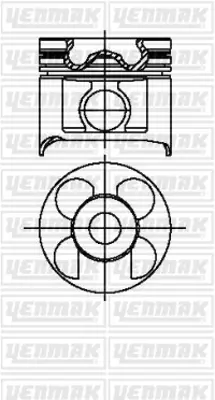 YENMAK 31-04568-000 Pıston Segman Std Nıssan Skystar Yd25 Ddtı-Tcıd22 Motor 2002-> 89 Mm 