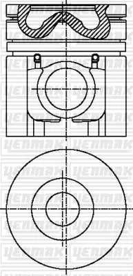 YENMAK 31-04574-000 Motor Piston Segman Std Nıssan 100mm 