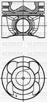 YENMAK 31-04581-000 Motor Pıston Segman Std Navara / Pathfınder 2,5 2003 -> 89 Mm (Yd25 Ddtı D40b-D40t-D40tt-F24w Motor) 