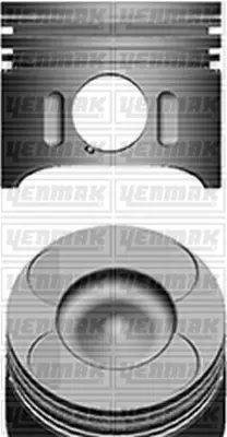 YENMAK 31-04683-000 Motor Piston Segman Std C200 Cdı-C220 Cdı-E200 Cdı-E220 Cdı A6460300517