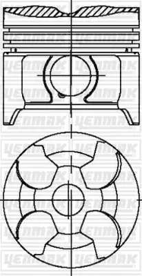 YENMAK 31-04694-000 Motor Piston Segman Std C250d-E250d-E250td-E300d-C200d 6060300617