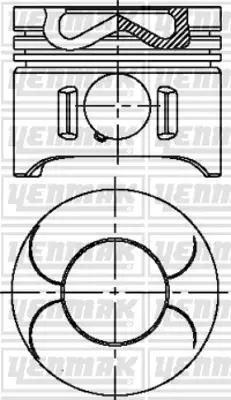 YENMAK 31-04718-000 Motor Piston Segman Std C200 Cdı-E220 Cd-E200 Cdı-Sprınter 213-313-413 Cdı-C220 Cdı-C270 Cdı A6130300217