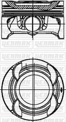 YENMAK 31-04766-000 Motor Piston Segman Std C180 A2740301217